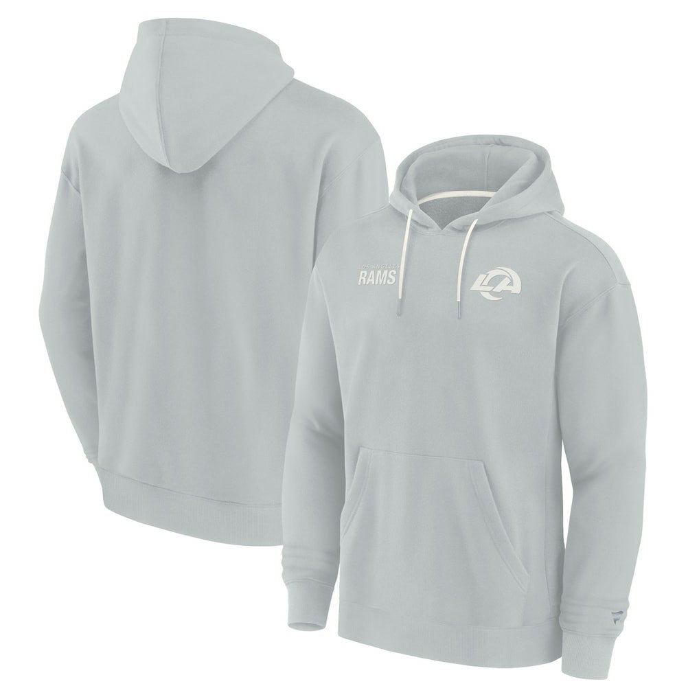 Los Angeles Rams Unisex Elements Super Soft Fleece Pullover Hoodie Gray | Fanatics