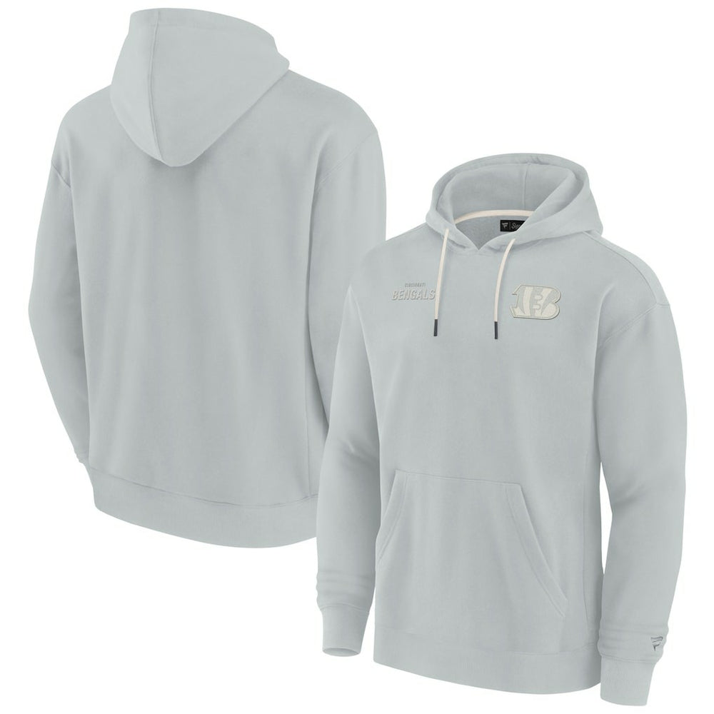 Cincinnati Bengals Unisex Elements Super Soft Fleece Pullover Hoodie Gray | Fanatics