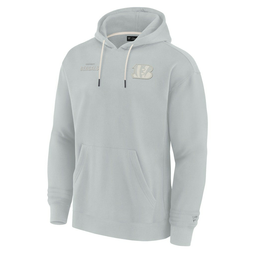 Cincinnati Bengals Unisex Elements Super Soft Fleece Pullover Hoodie Gray | Fanatics