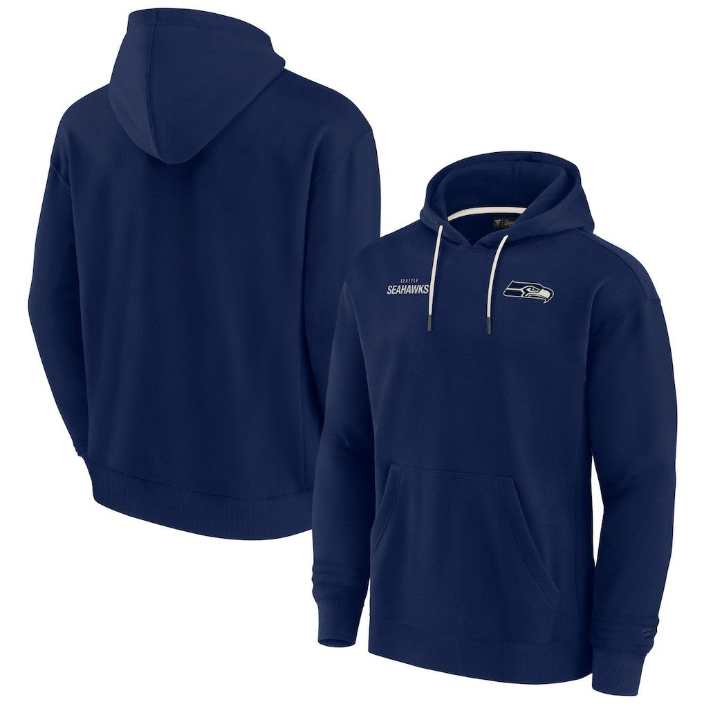 Seattle Seahawks Unisex Elements Super Soft Fleece Pullover Hoodie College Navy | Fanatics