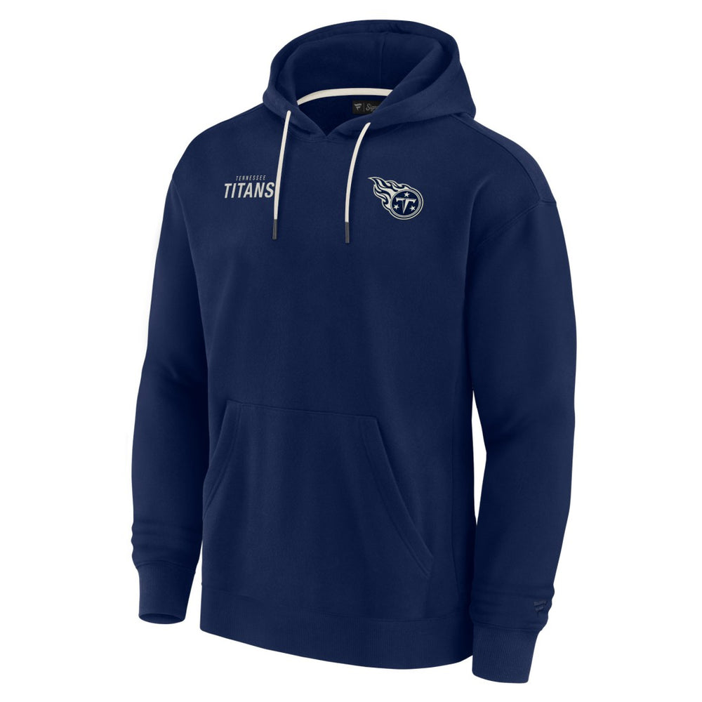 Tennessee Titans Unisex Elements Super Soft Fleece Pullover Hoodie Navy | Fanatics