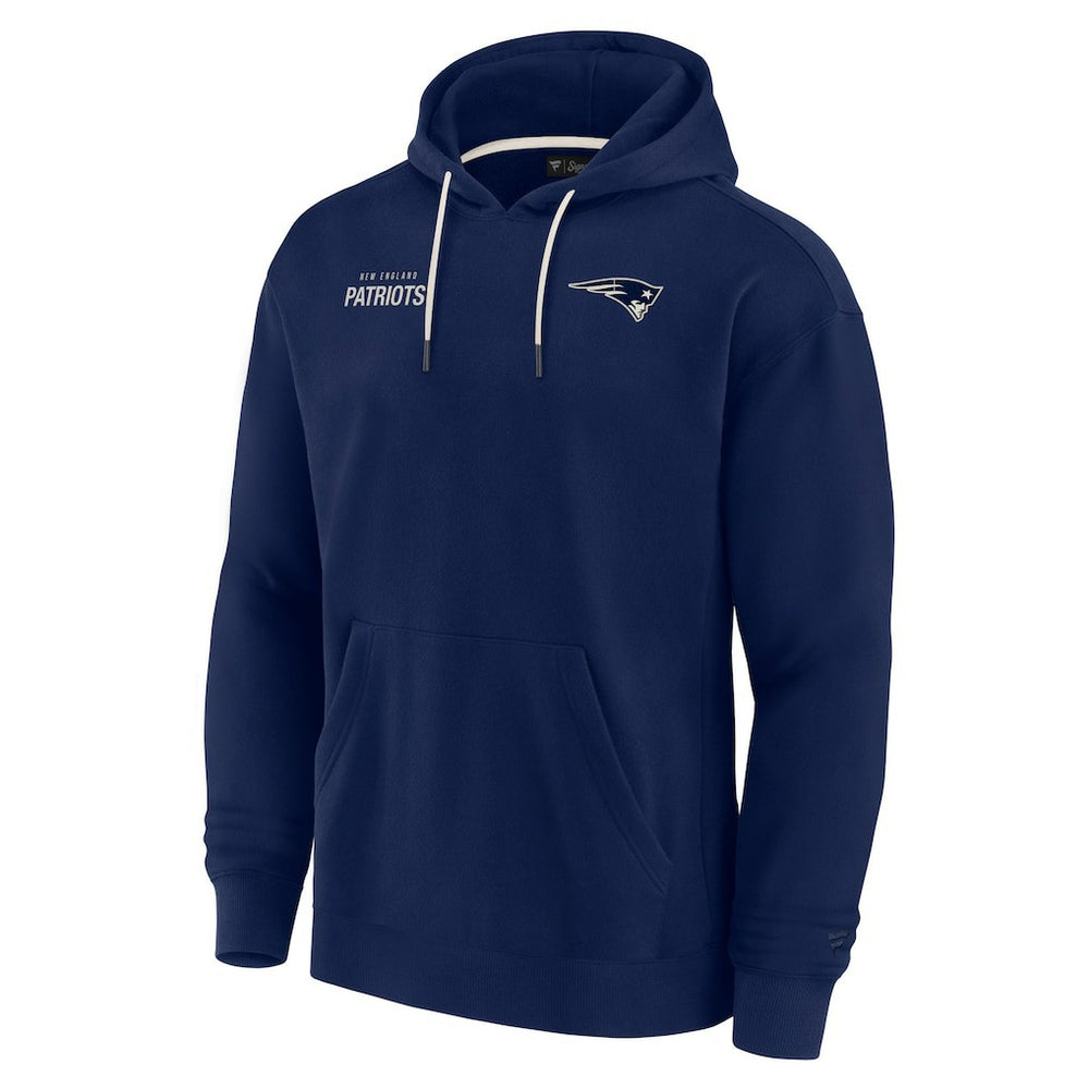 New England Patriots Unisex Elements Super Soft Fleece Pullover Hoodie Navy | Fanatics