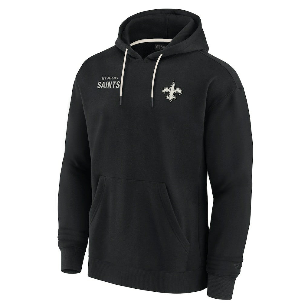 New Orleans Saints Unisex Elements Super Soft Fleece Pullover Hoodie Black | Fanatics