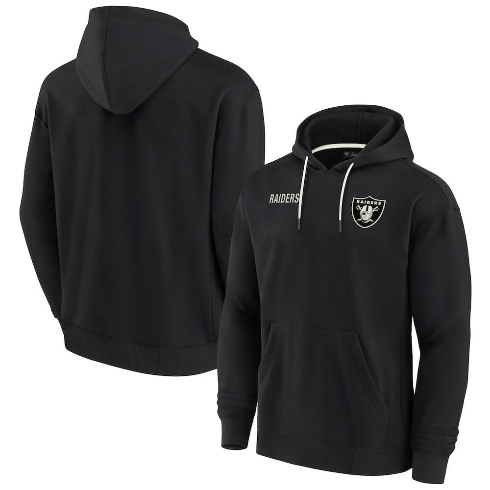 Las Vegas Raiders Unisex Elements Super Soft Fleece Pullover Hoodie Black | Fanatics