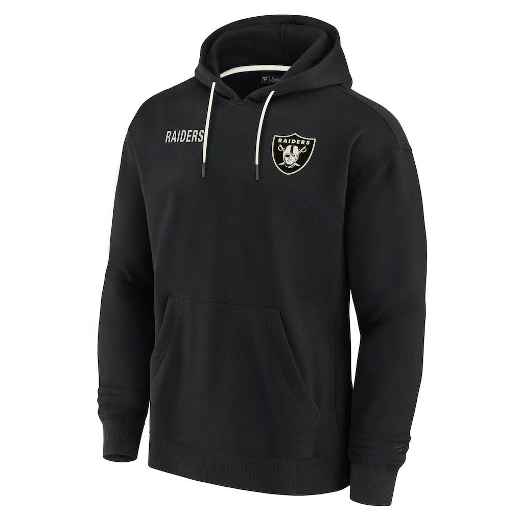 Las Vegas Raiders Unisex Elements Super Soft Fleece Pullover Hoodie Black | Fanatics