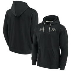 New York Jets Unisex Elements Super Soft Fleece Pullover Hoodie Black | Fanatics