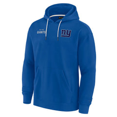 New York Giants Unisex Elements Super Soft Fleece Pullover Hoodie Royal | Fanatics