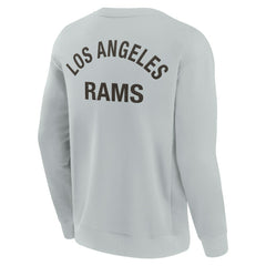 Los Angeles Rams Unisex Elements Super Soft Pullover Sweatshirt Gray | Fanatics