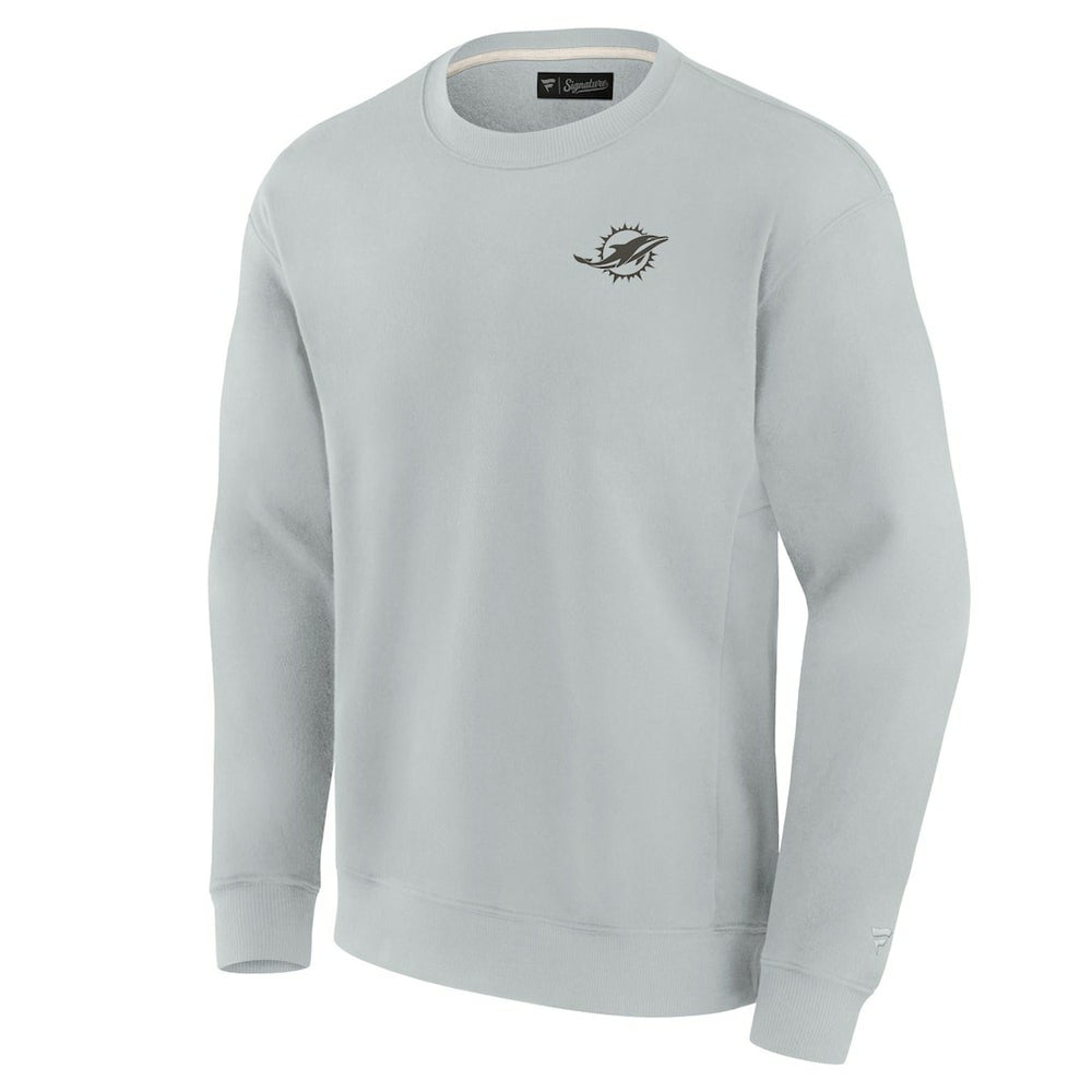 Miami Dolphins Unisex Elements Super Soft Pullover Sweatshirt Gray | Fanatics