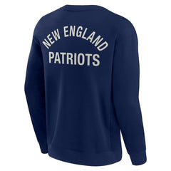 New England Patriots Unisex Elements Super Soft Pullover Sweatshirt Navy | Fanatics