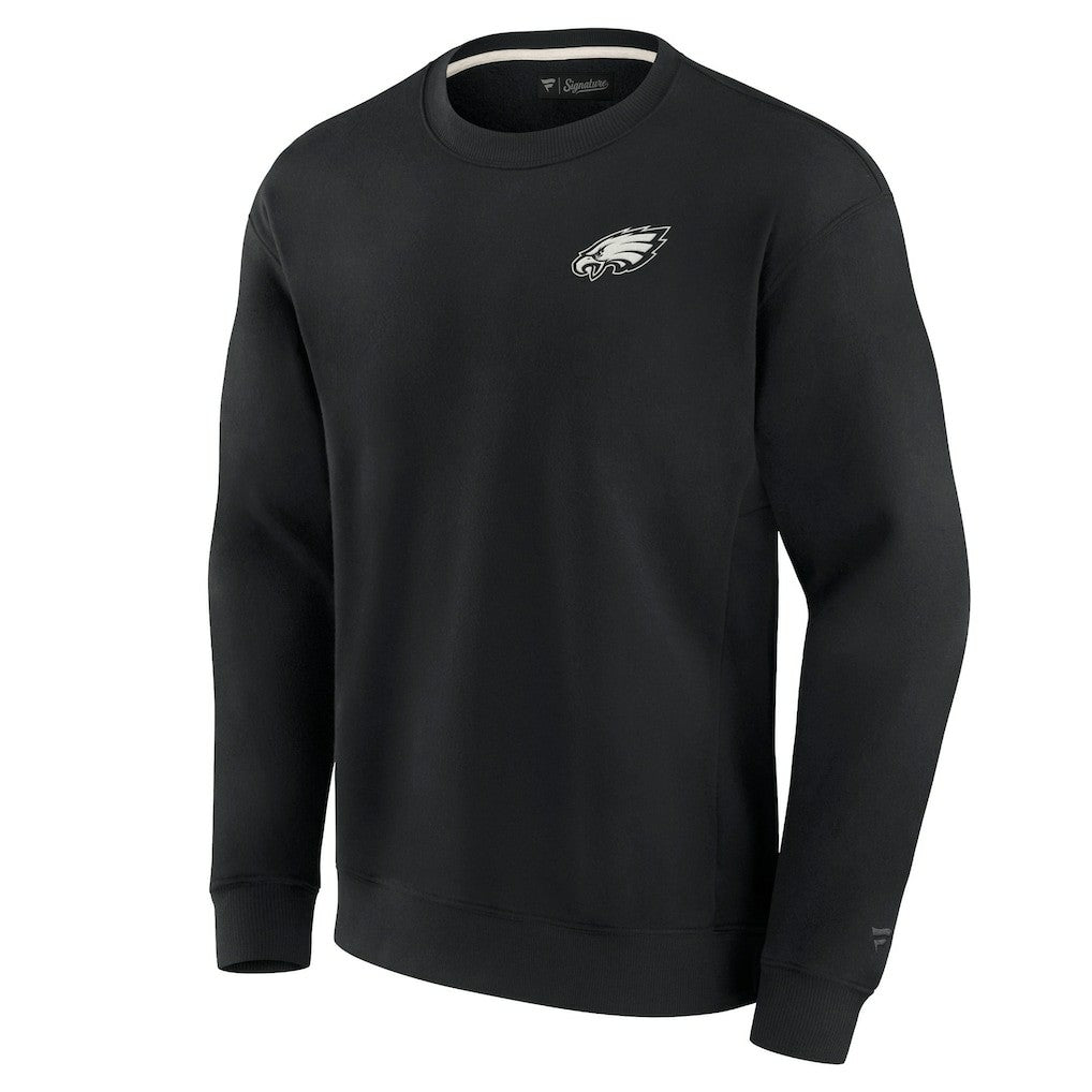 Philadelphia Eagles Unisex Elements Super Soft Pullover Sweatshirt Black | Fanatics