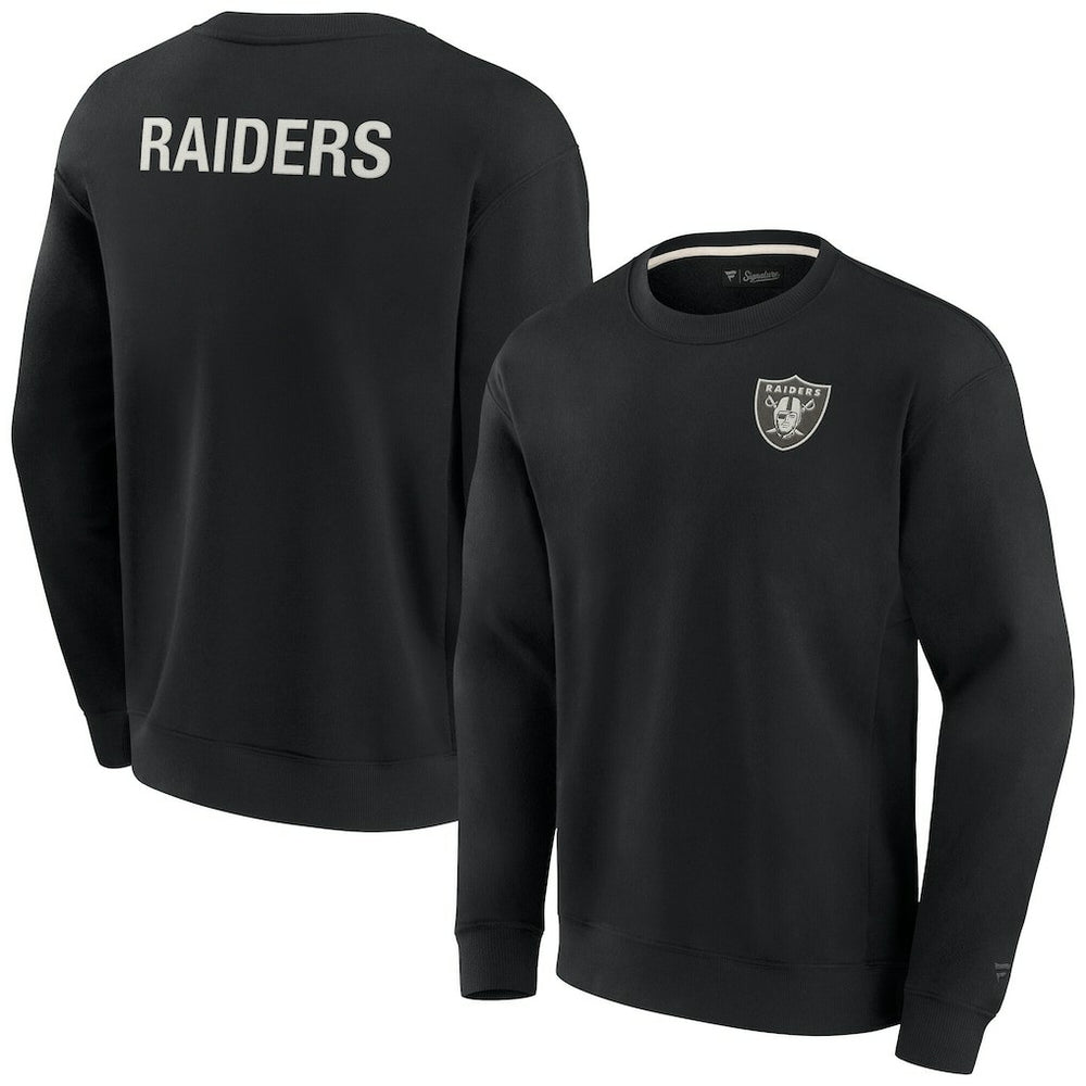 Las Vegas Raiders Unisex Elements Super Soft Pullover Sweatshirt Black | Fanatics
