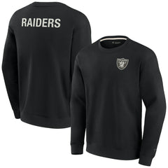 Las Vegas Raiders Unisex Elements Super Soft Pullover Sweatshirt Black | Fanatics