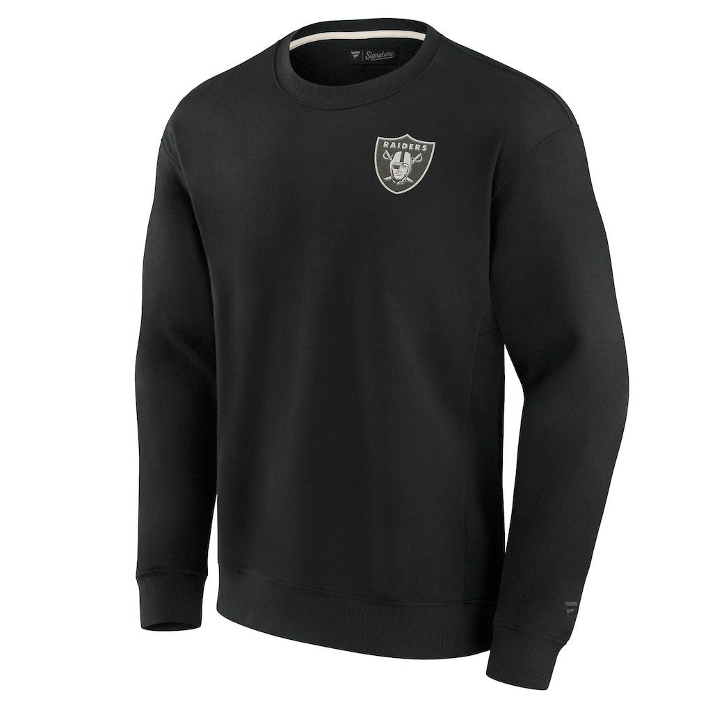 Las Vegas Raiders Unisex Elements Super Soft Pullover Sweatshirt Black | Fanatics