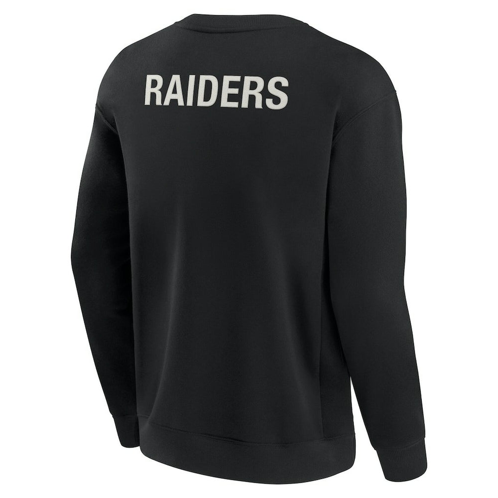 Las Vegas Raiders Unisex Elements Super Soft Pullover Sweatshirt Black | Fanatics