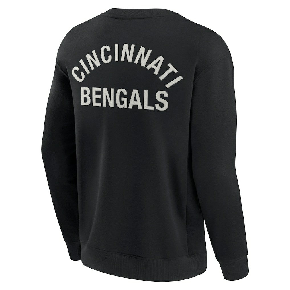 Cincinnati Bengals Unisex Elements Super Soft Pullover Sweatshirt Black | Fanatics