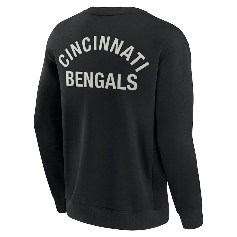 Cincinnati Bengals Unisex Elements Super Soft Pullover Sweatshirt Black | Fanatics
