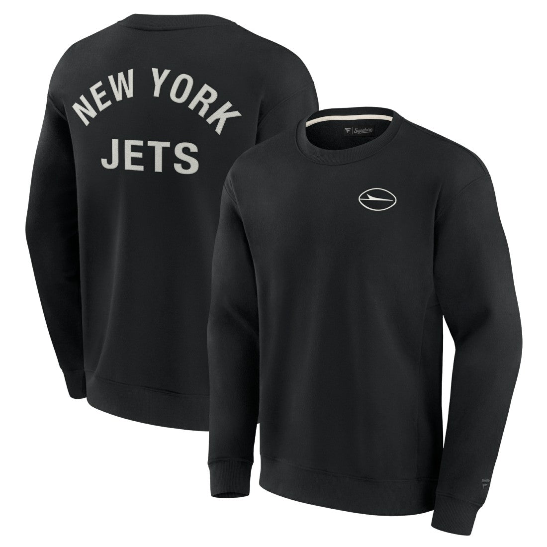 New York Jets Unisex Elements Super Soft Pullover Sweatshirt Black | Fanatics