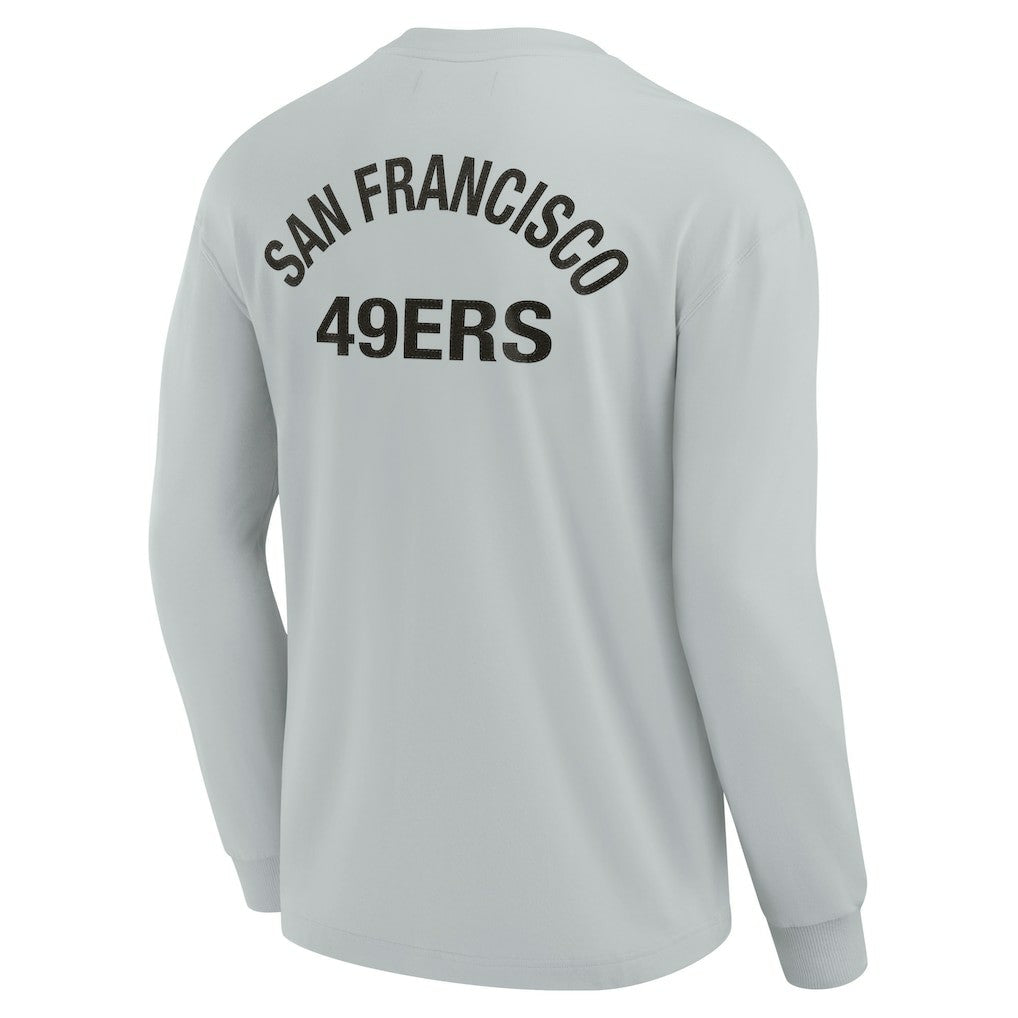 San Francisco 49ers Unisex Elements Super Soft Long Sleeve T-Shirt Gray | Fanatics