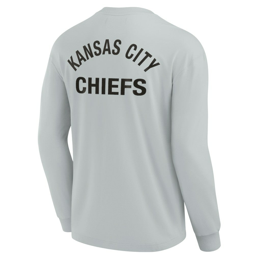 Kansas City Chiefs Unisex Elements Super Soft Long Sleeve T-Shirt Gray | Fanatics