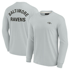 Baltimore Ravens Unisex Elements Super Soft Long Sleeve T-Shirt Gray | Fanatics