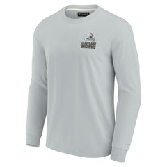Cleveland Browns Unisex Elements Super Soft Long Sleeve T-Shirt Gray | Fanatics