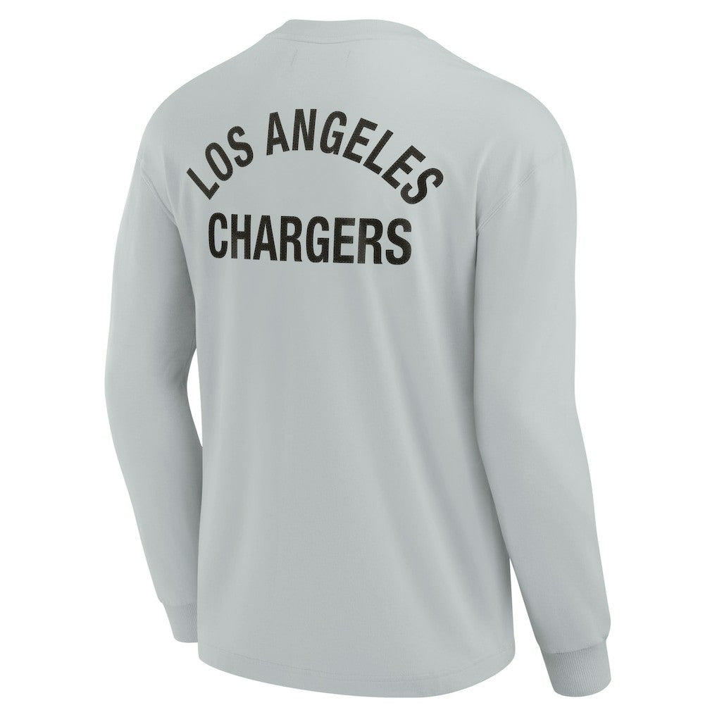 Los Angeles Chargers Unisex Elements Super Soft Long Sleeve T-Shirt Gray | Fanatics