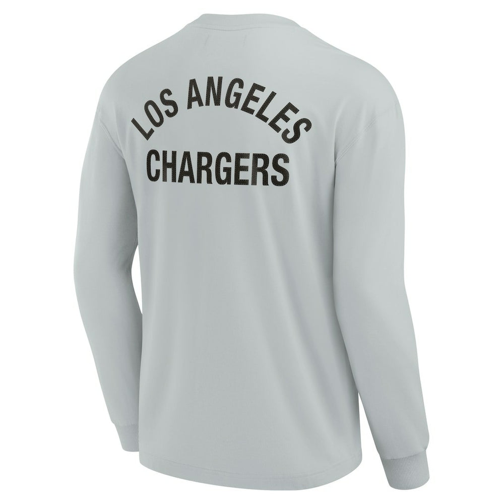 Los Angeles Chargers Unisex Elements Super Soft Long Sleeve T-Shirt Gray | Fanatics