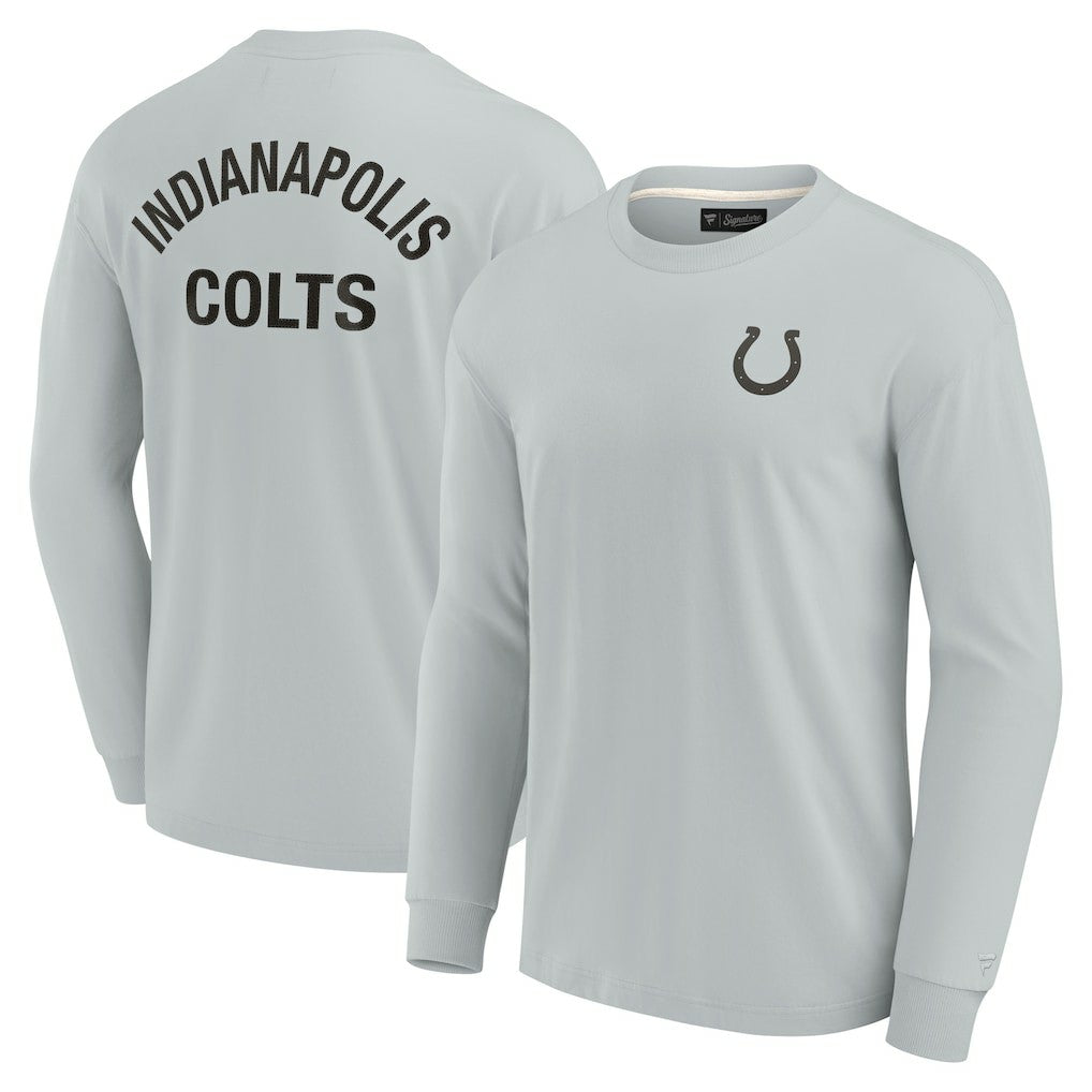 Indianapolis Colts Unisex Elements Super Soft Long Sleeve T-Shirt Gray | Fanatics