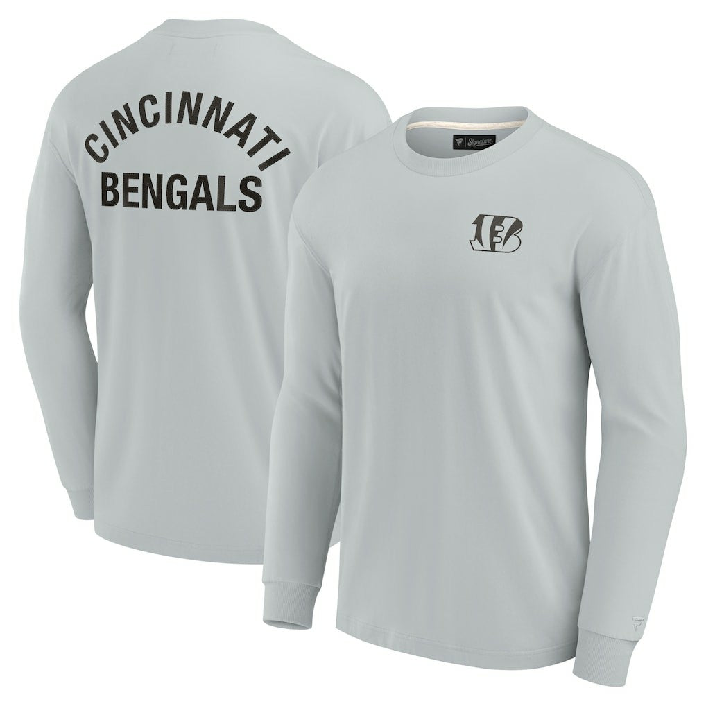 Cincinnati Bengals Unisex Elements Super Soft Long Sleeve T-Shirt Gray | Fanatics