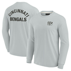 Cincinnati Bengals Unisex Elements Super Soft Long Sleeve T-Shirt Gray | Fanatics
