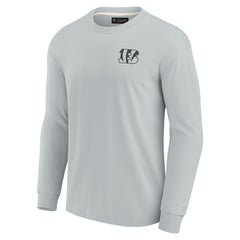 Cincinnati Bengals Unisex Elements Super Soft Long Sleeve T-Shirt Gray | Fanatics