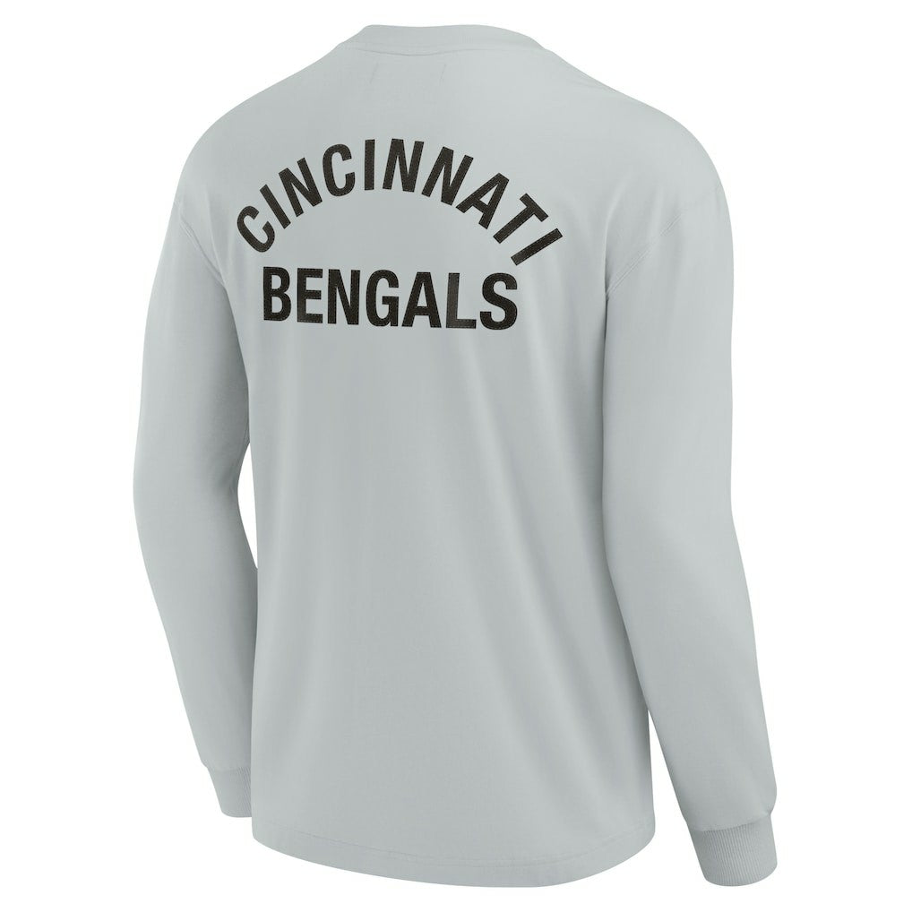 Cincinnati Bengals Unisex Elements Super Soft Long Sleeve T-Shirt Gray | Fanatics
