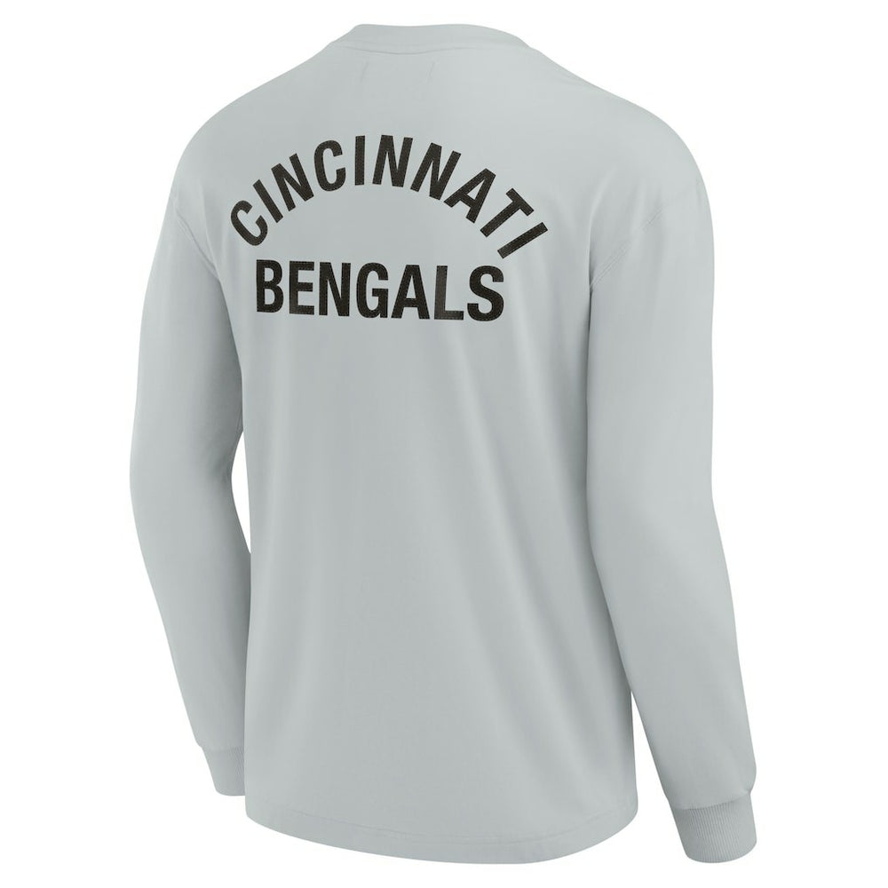 Cincinnati Bengals Unisex Elements Super Soft Long Sleeve T-Shirt Gray | Fanatics