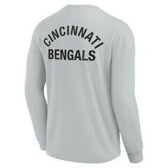 Cincinnati Bengals Unisex Elements Super Soft Long Sleeve T-Shirt Gray | Fanatics