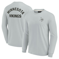 Minnesota Vikings Unisex Elements Super Soft Long Sleeve T-Shirt Gray | Fanatics