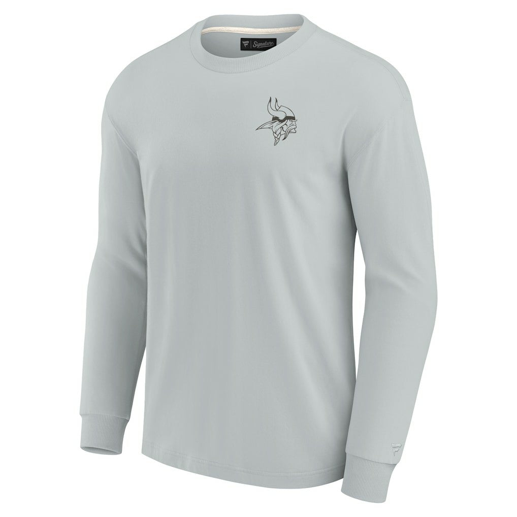 Minnesota Vikings Unisex Elements Super Soft Long Sleeve T-Shirt Gray | Fanatics