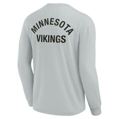 Minnesota Vikings Unisex Elements Super Soft Long Sleeve T-Shirt Gray | Fanatics