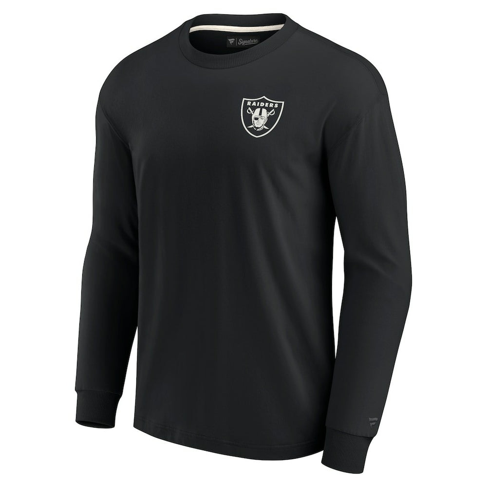 Las Vegas Raiders Unisex Elements Super Soft Long Sleeve T-Shirt Black | Fanatics