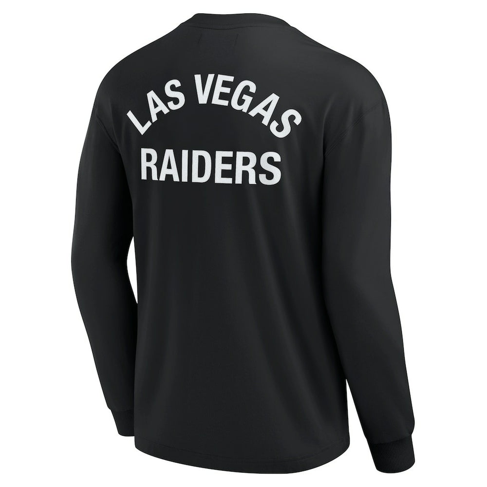 Las Vegas Raiders Unisex Elements Super Soft Long Sleeve T-Shirt Black | Fanatics