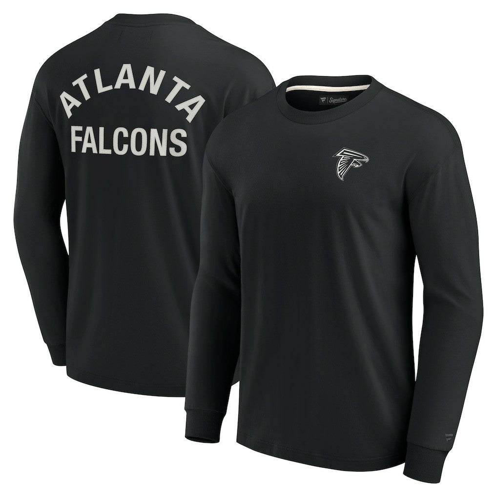 Atlanta Falcons Unisex Elements Super Soft Long Sleeve T-Shirt Black | Fanatics