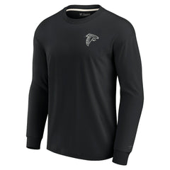 Atlanta Falcons Unisex Elements Super Soft Long Sleeve T-Shirt Black | Fanatics