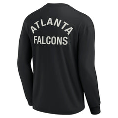 Atlanta Falcons Unisex Elements Super Soft Long Sleeve T-Shirt Black | Fanatics