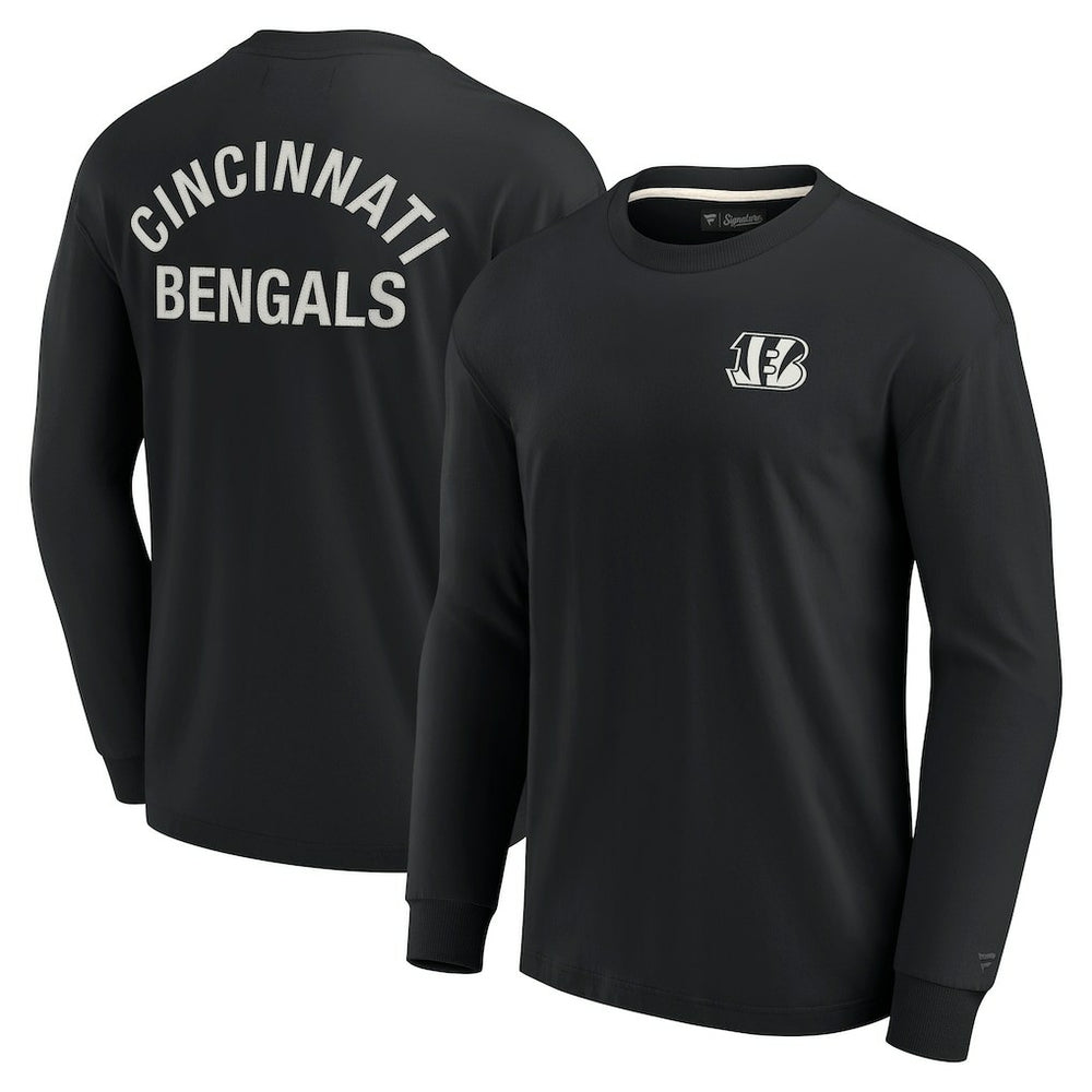 Cincinnati Bengals Unisex Elements Super Soft Long Sleeve T-Shirt Black | Fanatics