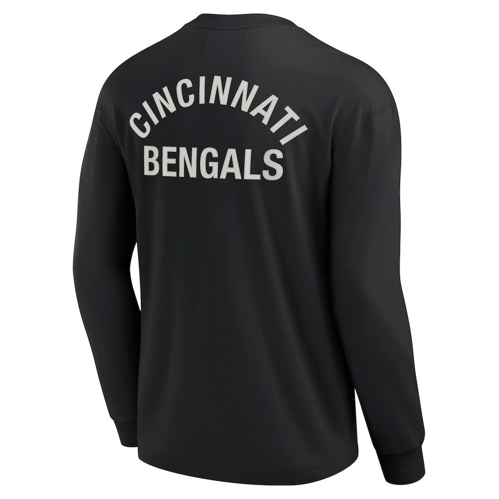 Cincinnati Bengals Unisex Elements Super Soft Long Sleeve T-Shirt Black | Fanatics