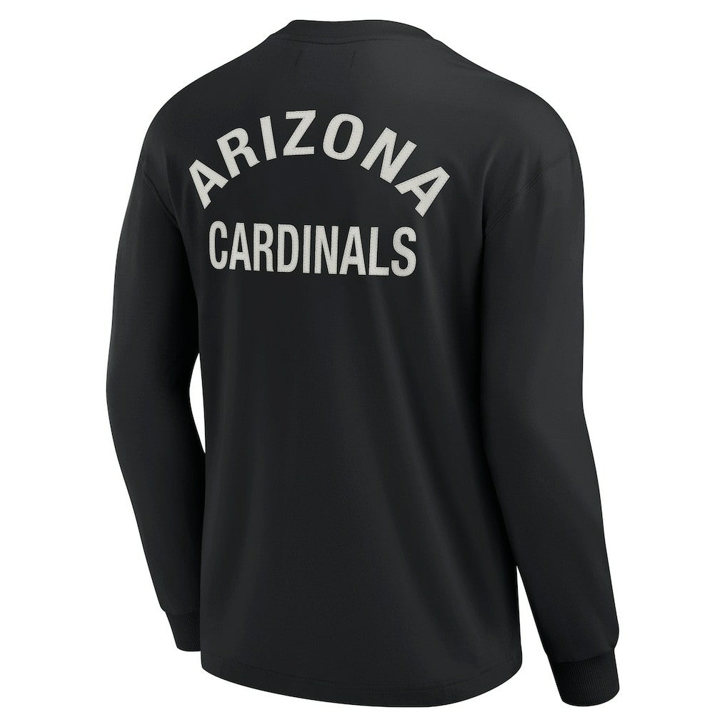 Arizona Cardinals Unisex Elements Super Soft Long Sleeve T-Shirt Black | Fanatics