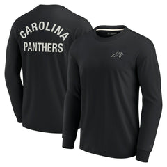 Carolina Panthers Unisex Elements Super Soft Long Sleeve T-Shirt Black | Fanatics