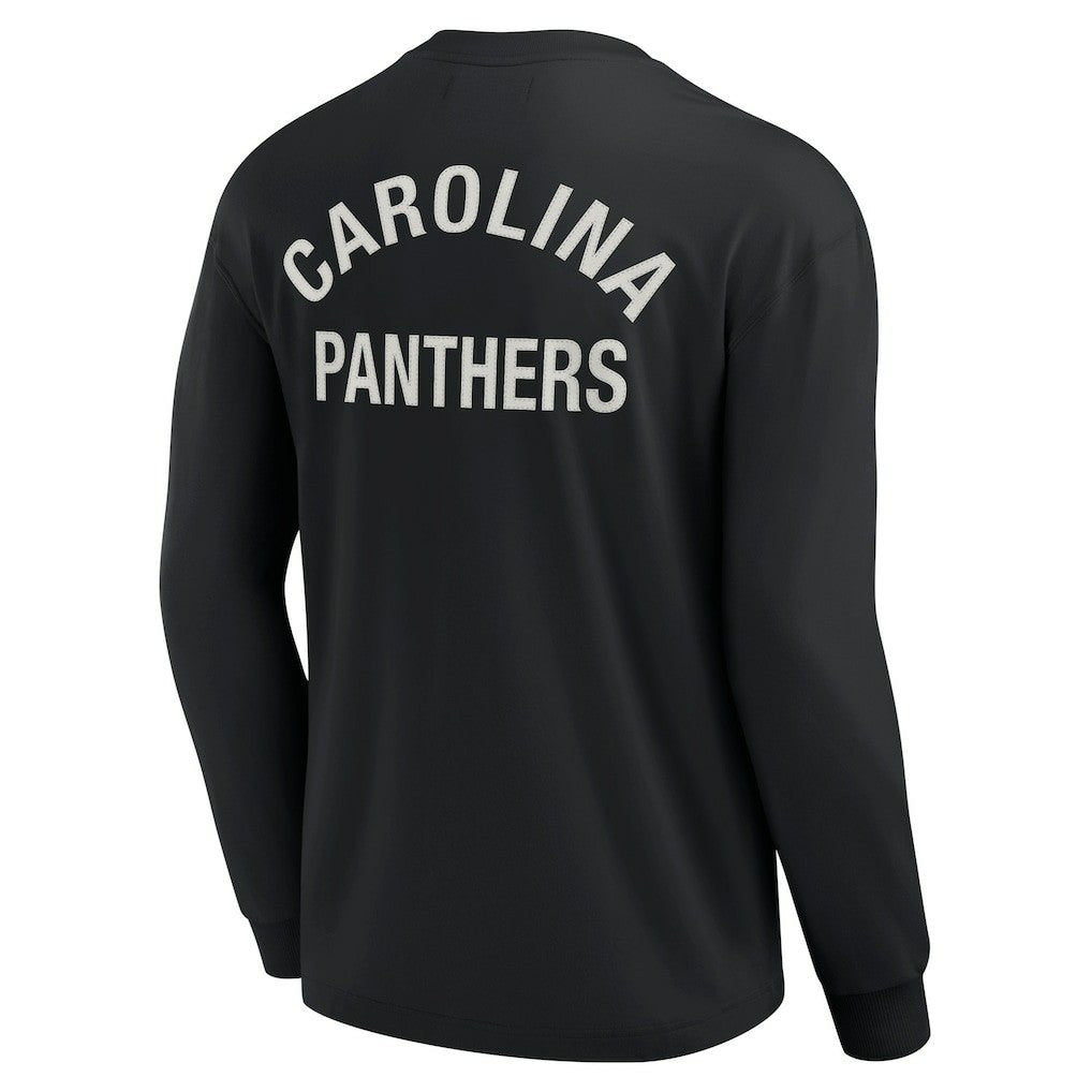 Carolina Panthers Unisex Elements Super Soft Long Sleeve T-Shirt Black | Fanatics