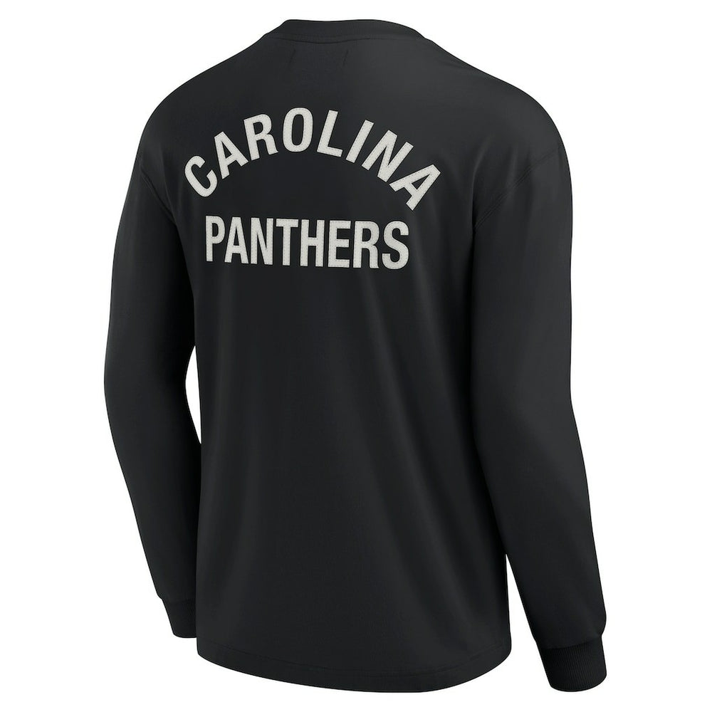 Carolina Panthers Unisex Elements Super Soft Long Sleeve T-Shirt Black | Fanatics