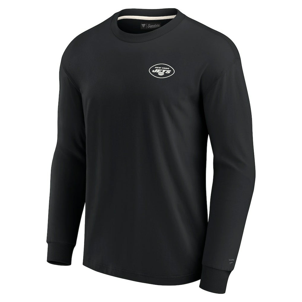 New York Jets Unisex Elements Super Soft Long Sleeve T-Shirt Black | Fanatics
